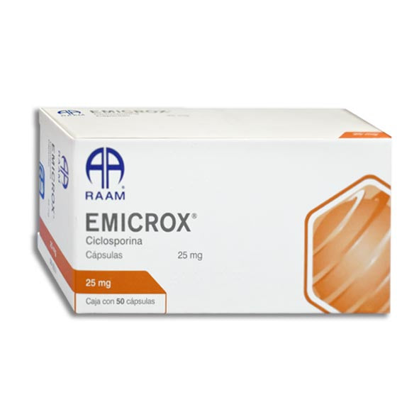 EMICROX 25MG Capsulas - c/50