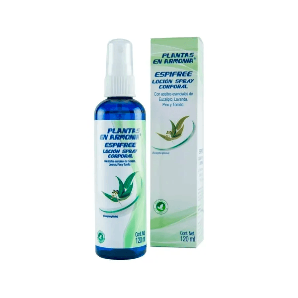 SPRAY DE ACEITE ESENCIALES DE EUCALIPTO, LAVANDA, PINO Y TOMILLO Atomizador - 120 ml