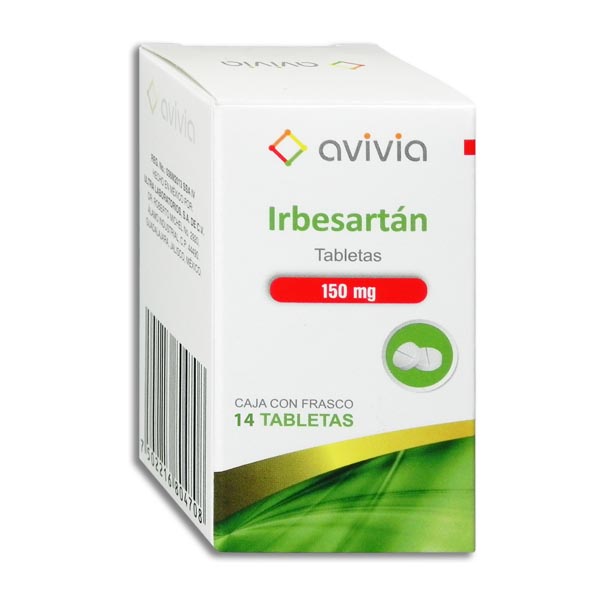IRBESARTAN 150MG AVIVIA Tabletas - c/14