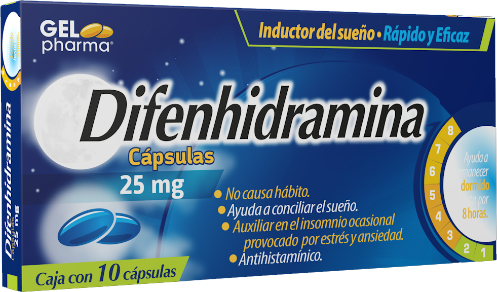 DIFENHIDRAMINA GELPHARMA Capsulas - c/10