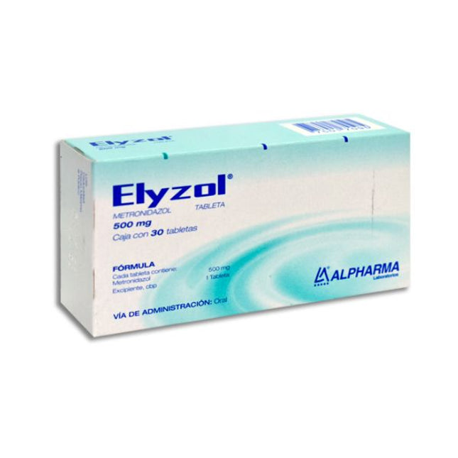 ELYZOL 500 Tabletas - c/30