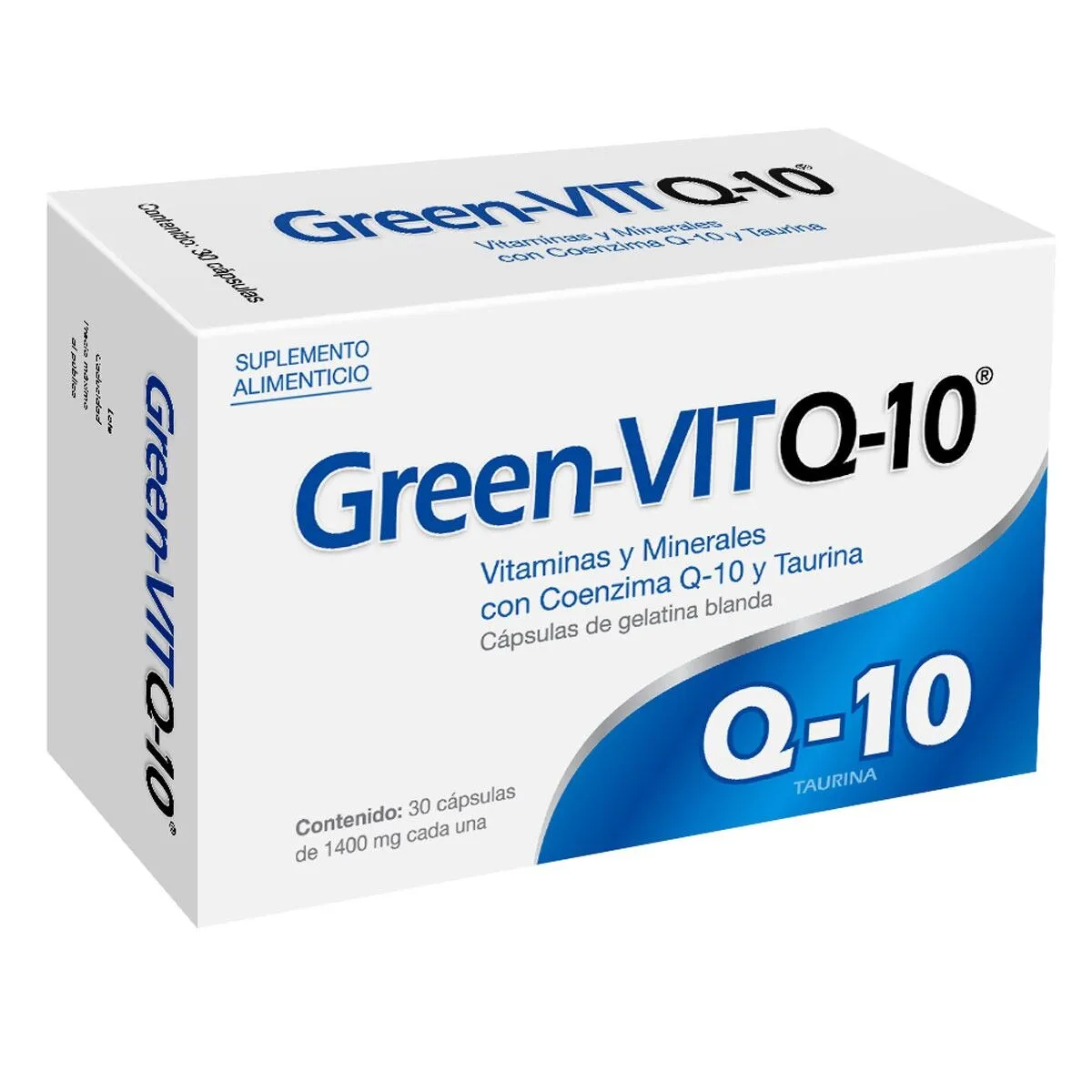 GREEN-VIT Q10 TAURINA Capsulas - c/30