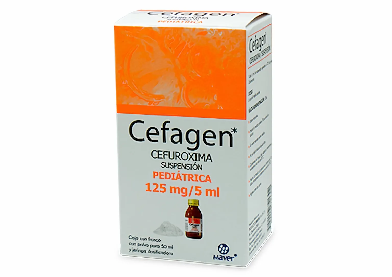 CEFAGEN PEDIATRICA 125MG Suspension - 50 ml