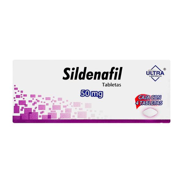 SILDENAFIL 50MG ULTRA Tabletas - c/4