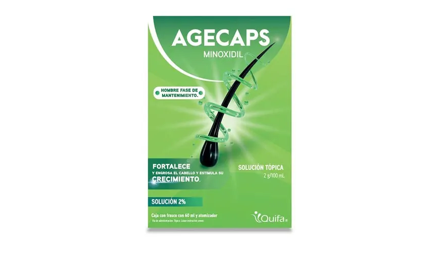 AGECAPS 2% HOMBRE Solucion Topica - 60 ml