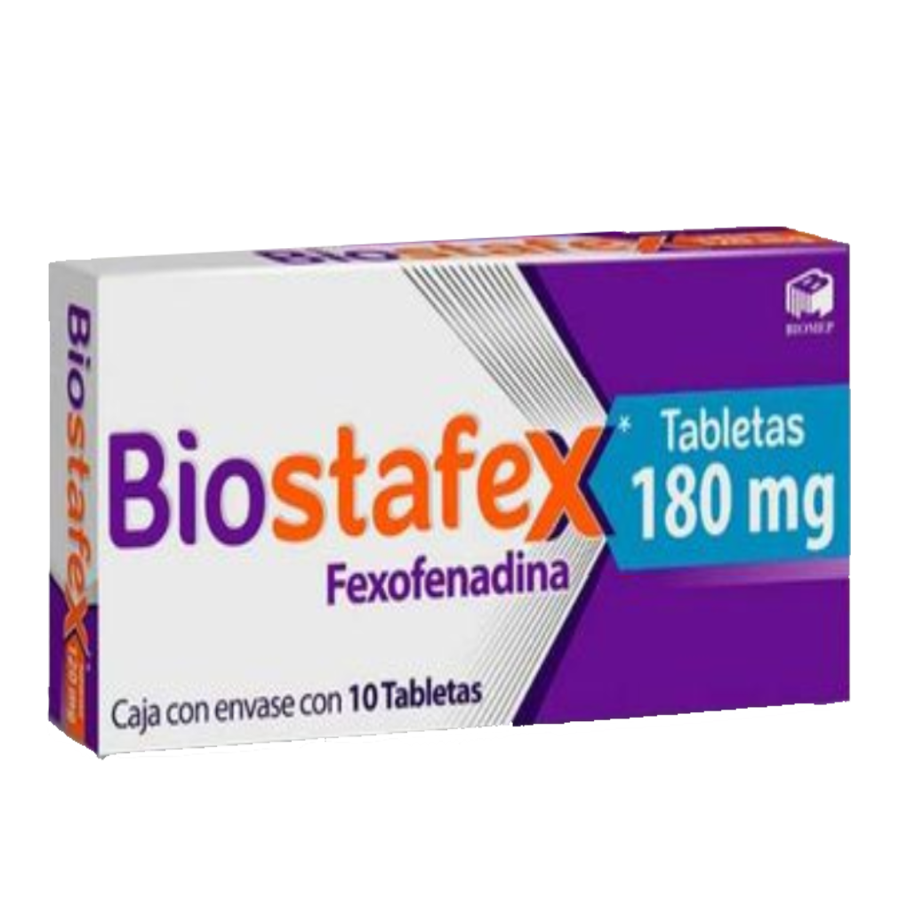 BIOSTAFEX 180MG Tabletas - c/10