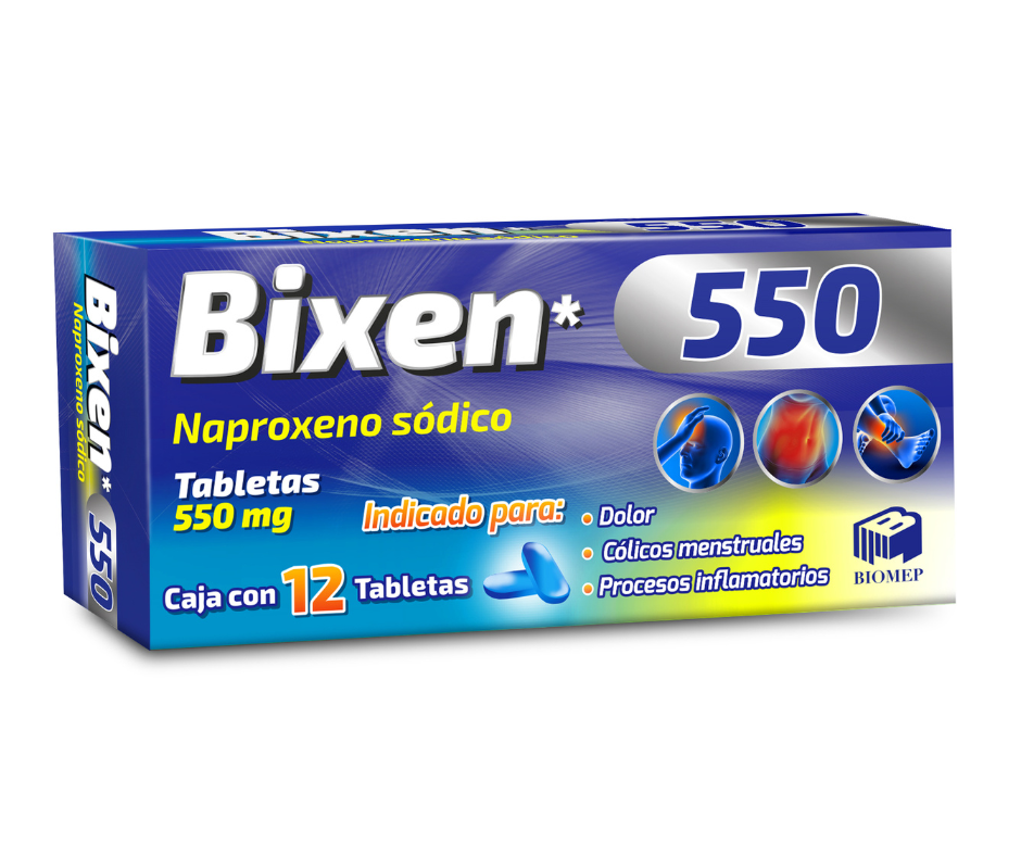 BIXEN 550MG Tabletas - c/12