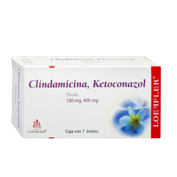 CLINDAMICINA , KETOCONAZOL Ovulos - c/7