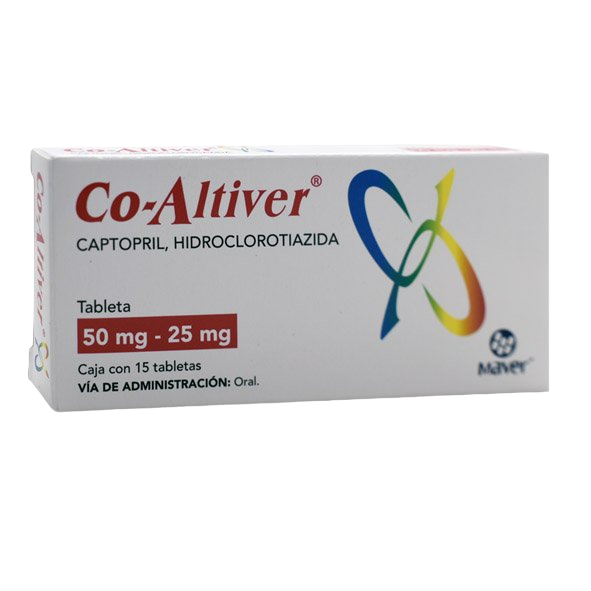 CO-ALTIVER 50/25MG Tabletas - c/15