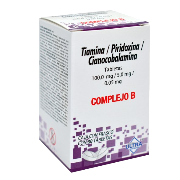 COMPLEJO B DIABETICO ULTRA Tabletas - c/30 1 COMPLEJO B DIABETICO ULTRA Tabletas - c/30