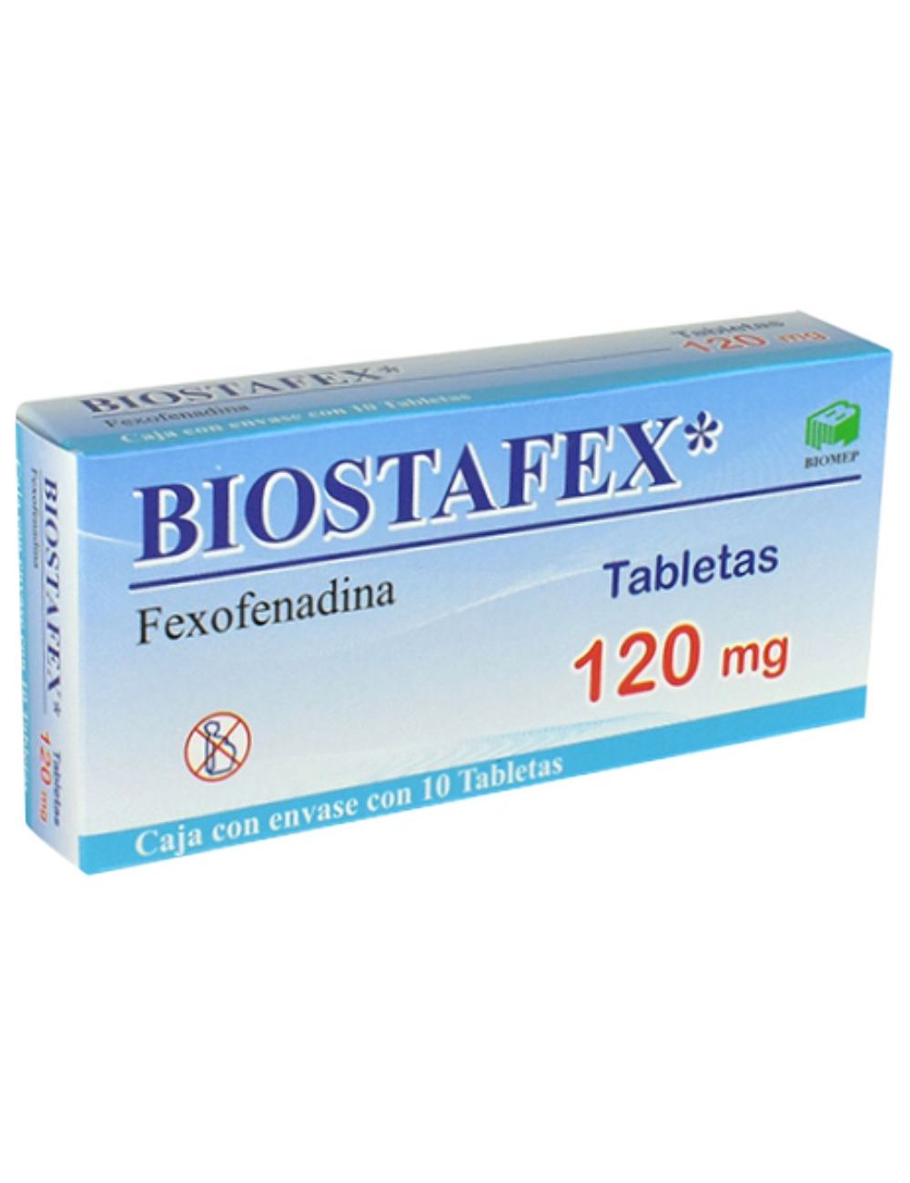 BIOSTAFEX 120MG Tabletas - c/10