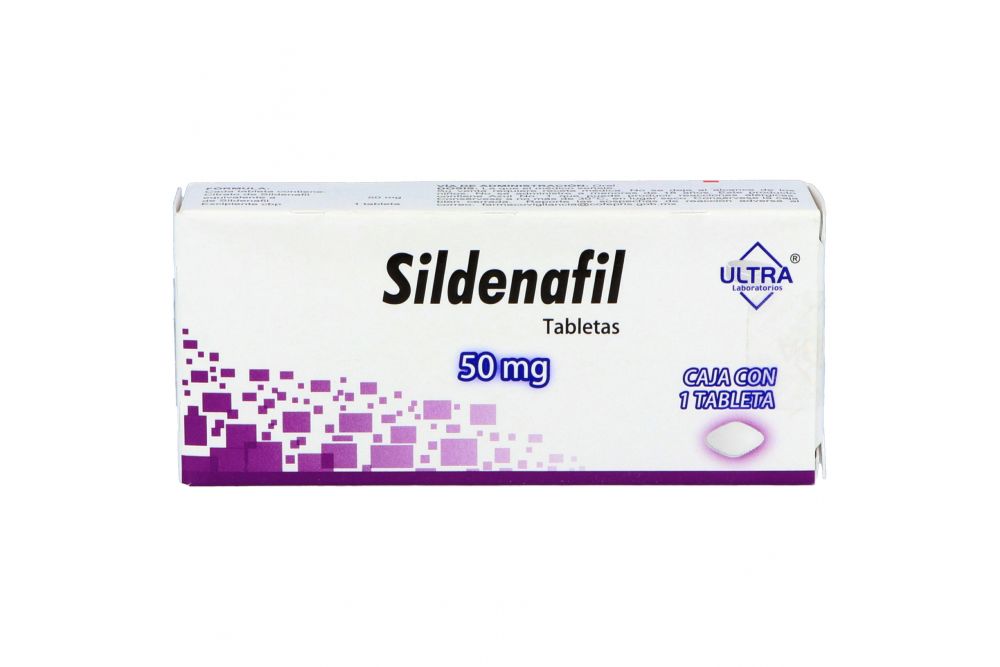 SILDENAFIL 50MG ULTRA Tabletas - c/1