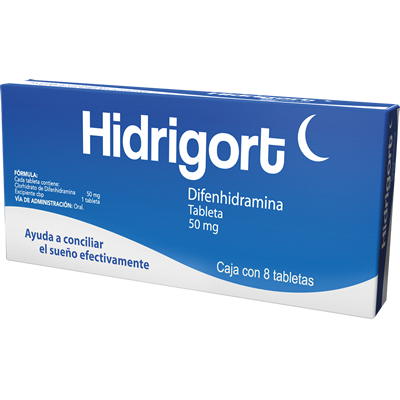 HIDRIGORT Tabletas - c/8 1 HIDRIGORT Tabletas - c/8