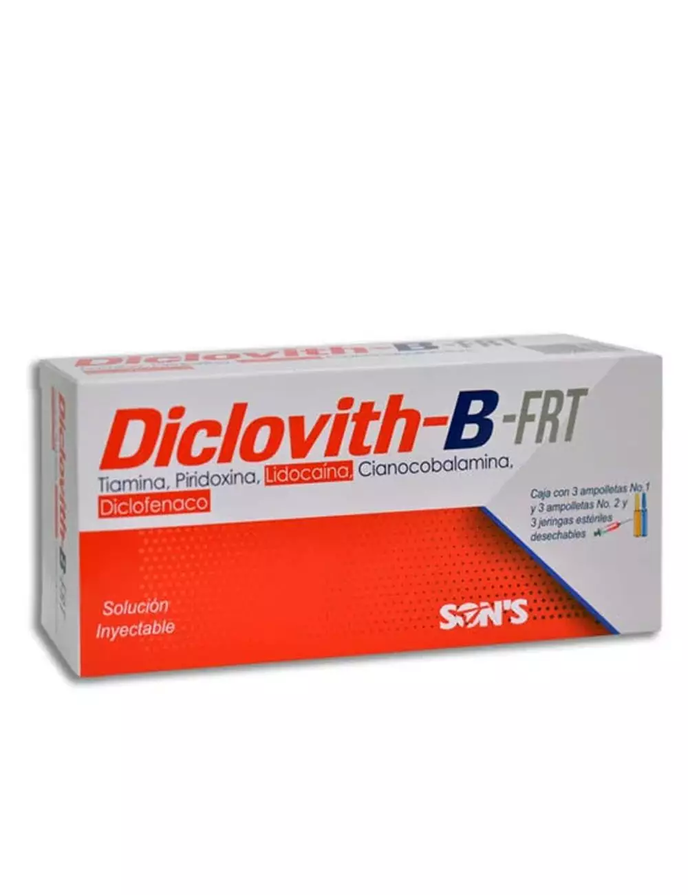 DICLOVITH-B FRT Solucion Inyectable - c/3