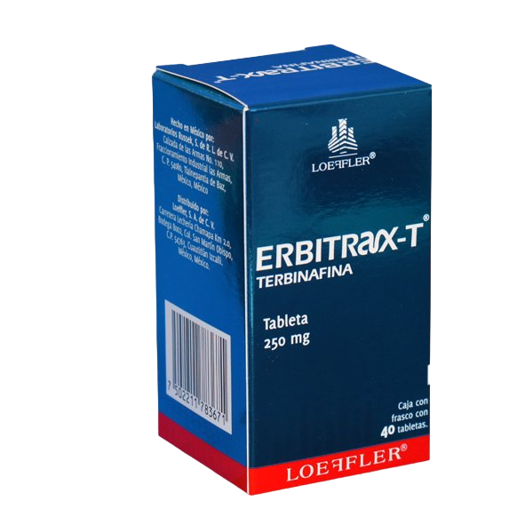 ERBITRAX-T c/40 TABS. 250 MG.