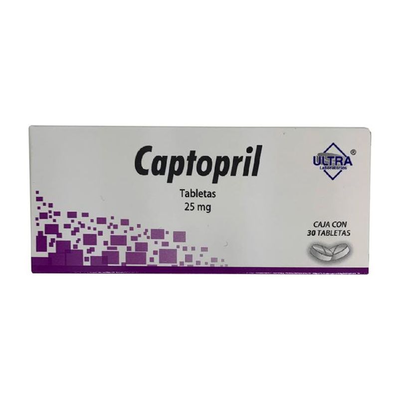 CAPTOPRIL 25MG ULTRA  Tabletas - c/30