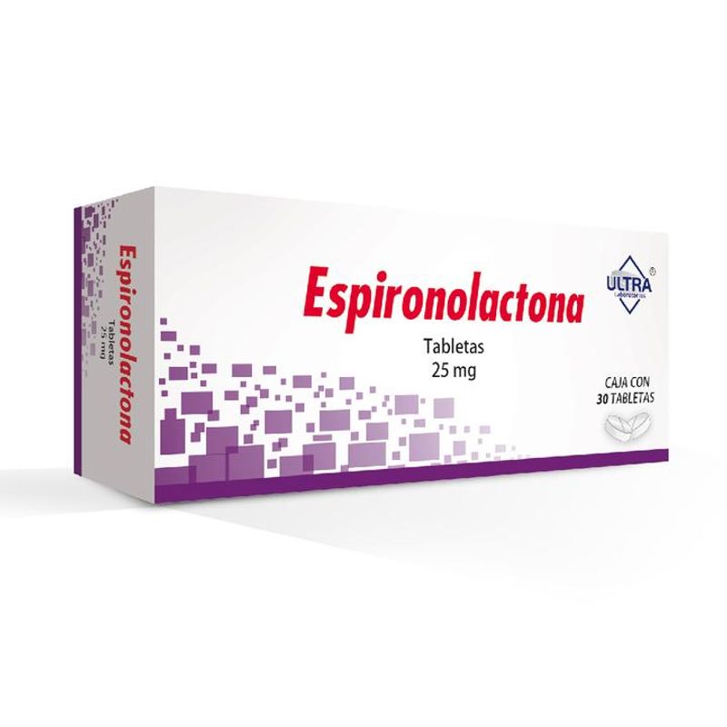 ESPIRONOLACTONA ULTRA Tabletas - c/30 1 ESPIRONOLACTONA ULTRA Tabletas - c/30