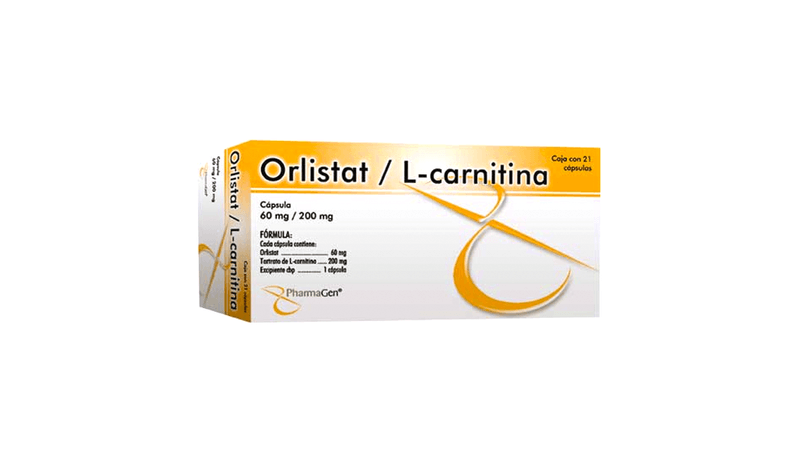 ORLISTAT/ L-CARNITINA Capsulas - c/21