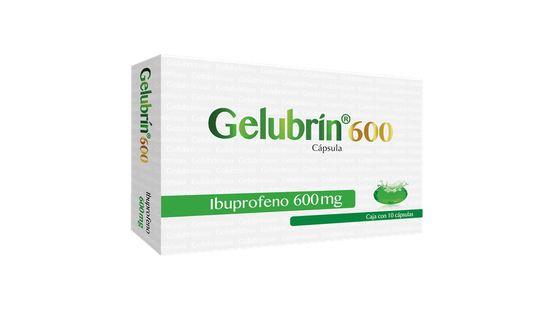 GELUBRIN 600MG Capsulas - c/10