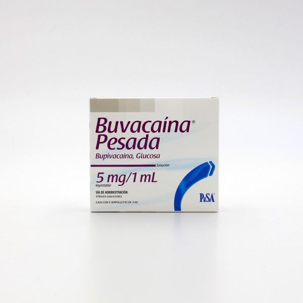 BUVACAINA PESADA 3ML Solucion Inyectable - c/5