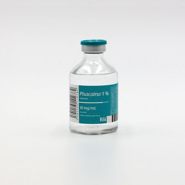 PISACAINA 1% Solucion Inyectable - 50 ml