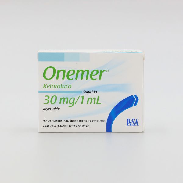 KETOROLACO 30MG PISA Solucion Inyectable - c/3