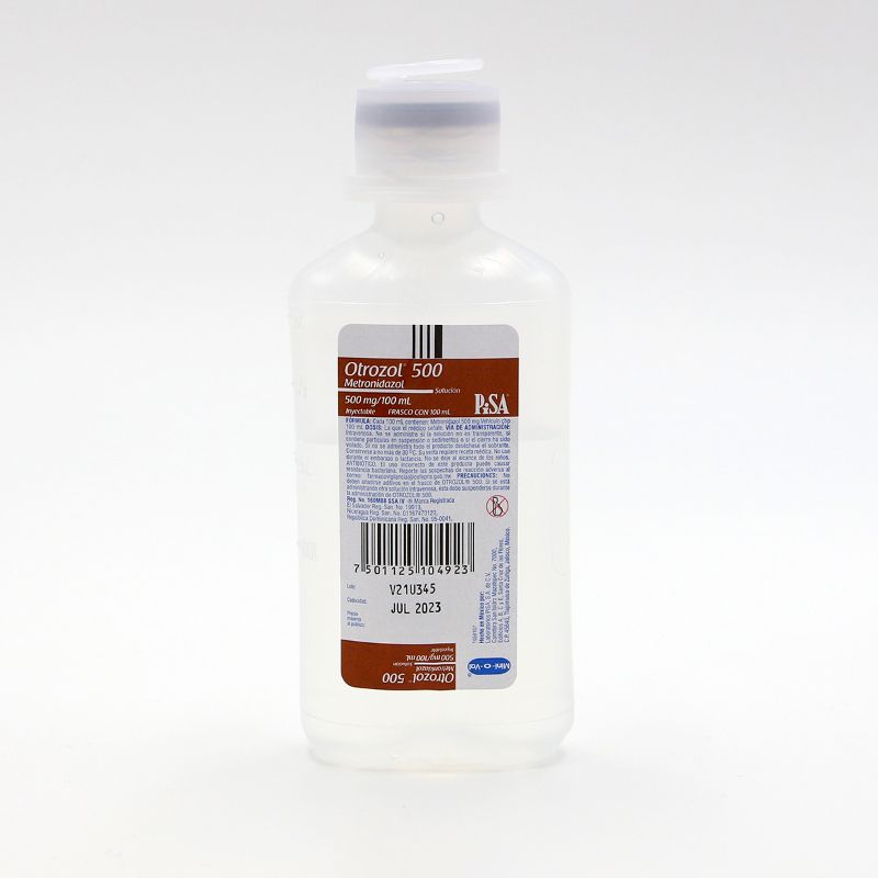 OTROZOL 500MG FLEXOVAL Solucion Inyectable - 100 ml