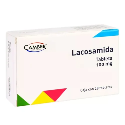 LACOSAMIDA 100MG Tabletas - c/28
