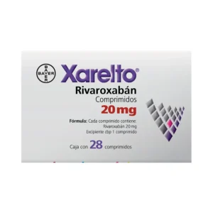 XARELTO Rivaroxabán 20mg con 28 comprimidos
