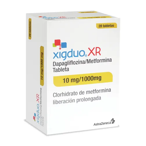 XIGDUO XR Dapaglifozina / Metformina 10/1000mg