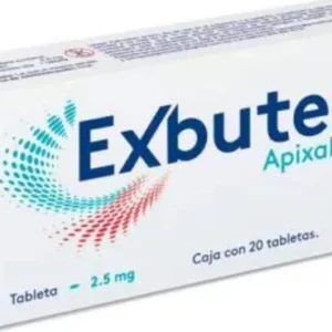 EXBUTEN Apixabán 2.5mg con 20 comp