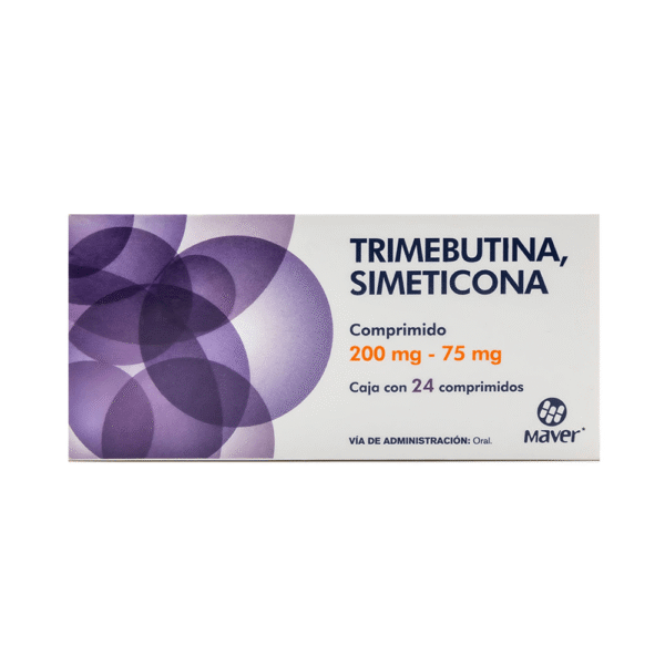 TRIMEBUTINA, SIMETICONA MAVER Comprimidos - c/24