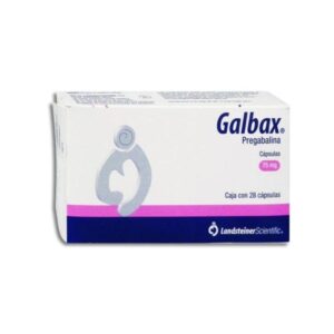 GALBAX c/28 CAPS.  75 MG.