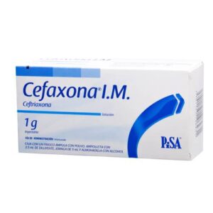 CEFTRIAXONA 1GR IM PISA  Solucion Inyectable - c/1