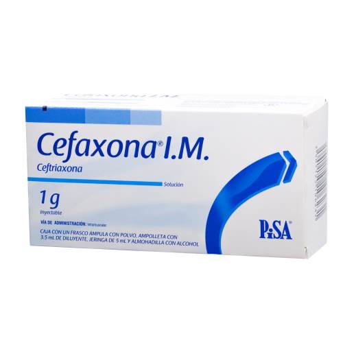 CEFTRIAXONA 1GR IM PISA  Solucion Inyectable - c/1