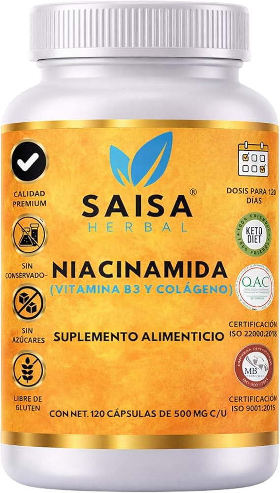NIACINAMIDA Capsulas - c/30