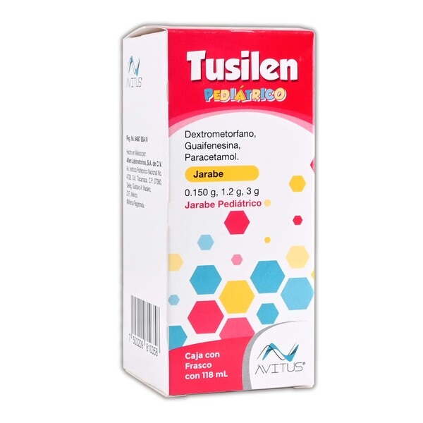 TUSILEN PEDIÁTRICO JBE. Fco. 118 ML. 0.150-1.2-3.0 G/100 ML.