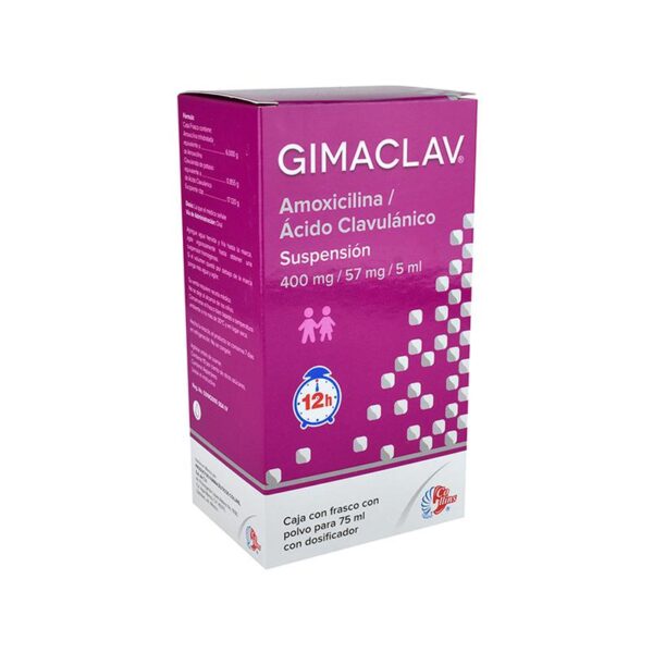 GIMACLAV 400/57MG Suspension - 75 ml