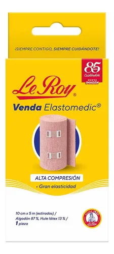 VENDA ELASTOMEDIC (Le Roy) A: 10cm. L: 5mt. c/1 Pza.