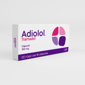 ADIOLOL Cja. c/10 CAPS. 100 MG.
