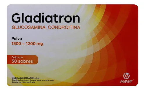 GLUCOSAMINA/CONDROITINA (Maver) c/30 SOBS. POLVO 1500/1200 MG.