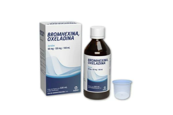 BROMHEXINA/OXELADINA (Maver) JARABE Fco. 225 ML. 60-120 MG/100 ML.