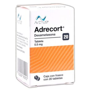 ADRECORT Cja/Fco. c/20 TABS. 0.5 MG.