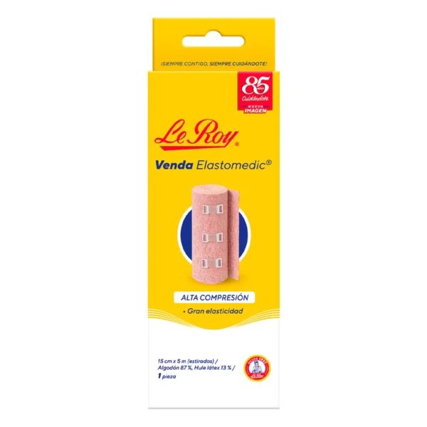 VENDA ELASTOMEDIC (Le Roy) A: 15cm. L: 5mt. c/1 Pza.
