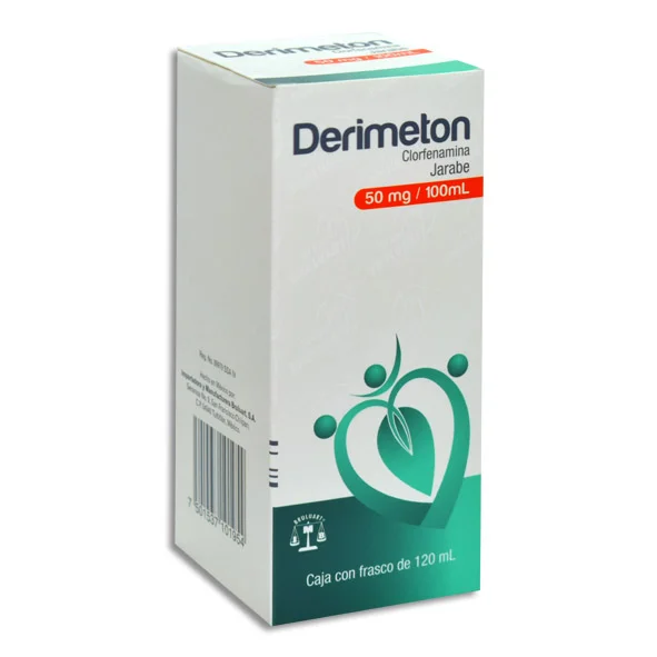 DERIMETON JARABE Fco. 120 ML. 50 MG/100 ML.