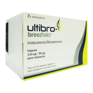Ultibro Breezhaler  110 mcg Indacaterol/50 mcg Glicopirronio   30 caps