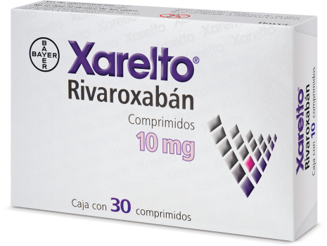 XARELTO Rivaroxabán 10mg con 30 Comprimidos