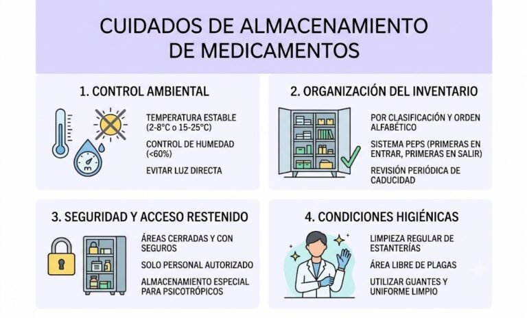 Almacenar medicamentos