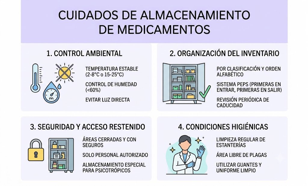 Almacenar medicamentos